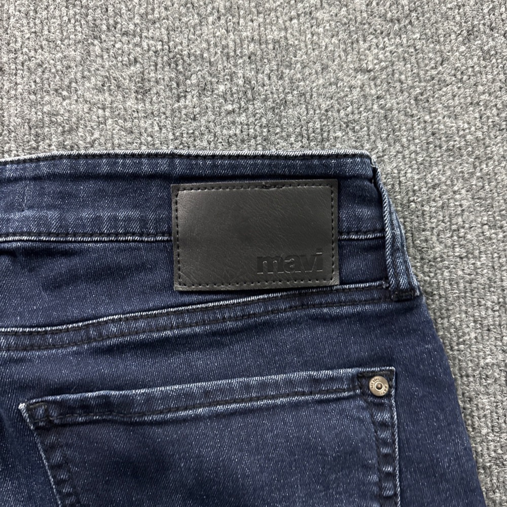 Mavi Marcus Slim Straight Leg Jeans Mens 30/32 Dark Indigo Blue Denim Pant - Picture 13 of 13